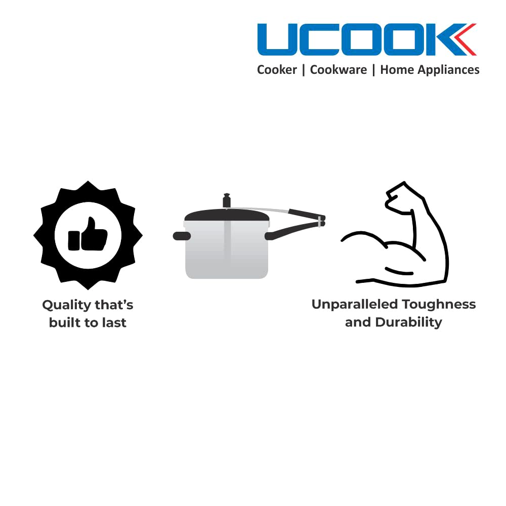 3 Litre Triply Stainless Steel Induction Pressure Cooker I7555