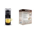 Black Single Serve Coffee Maker and Descaling Solution & Rinse Pods 4 Count Z763