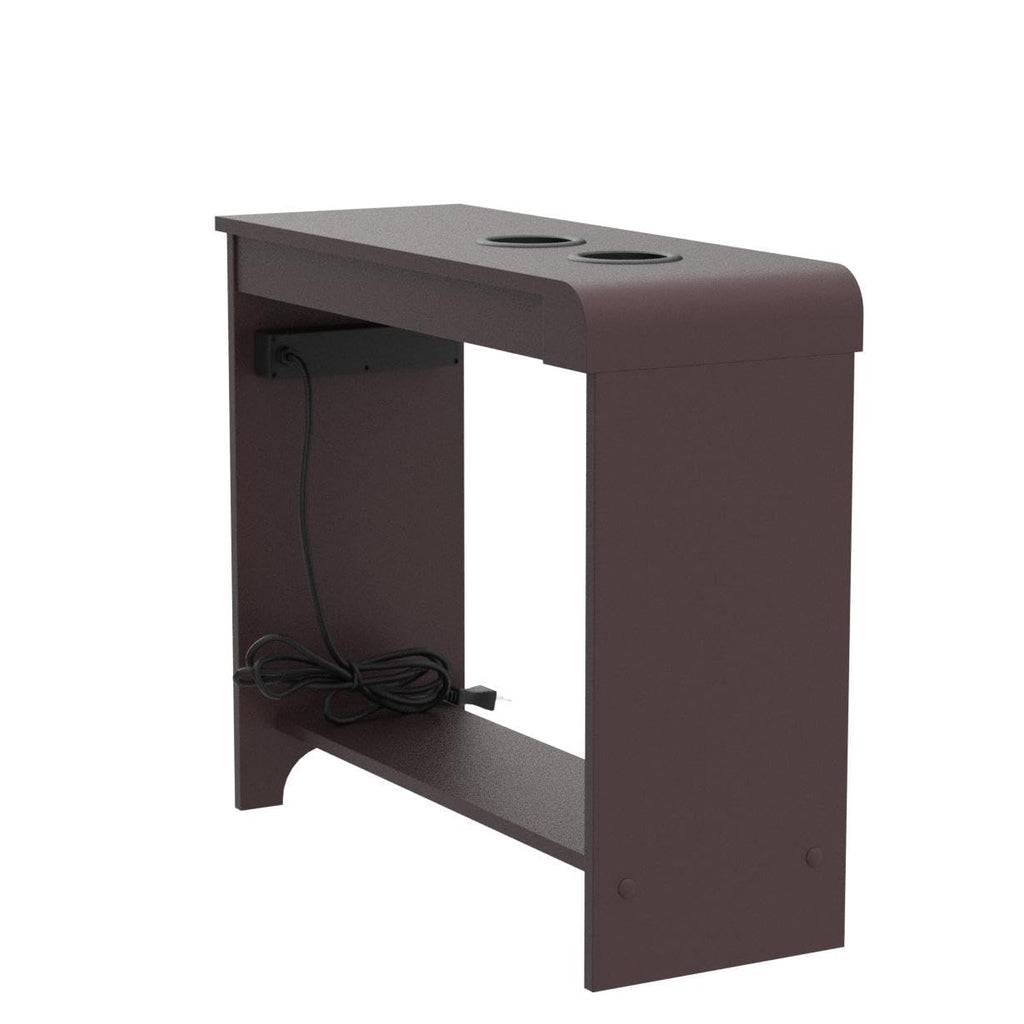 Cherry Nightstand with Charging Station O452136