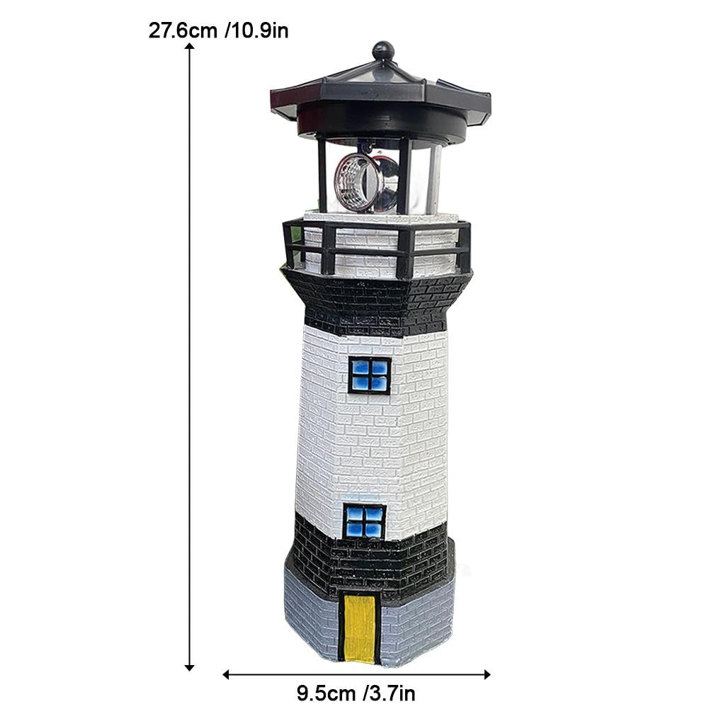 Waterproof Rotating Solar Lighthouse S214583