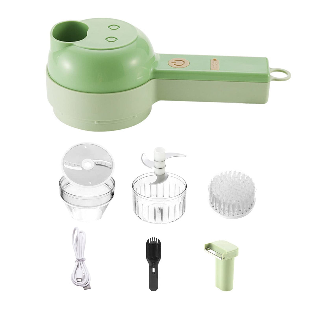 4 in 1 Handheld Electric Vegetable Cutter Set S6734