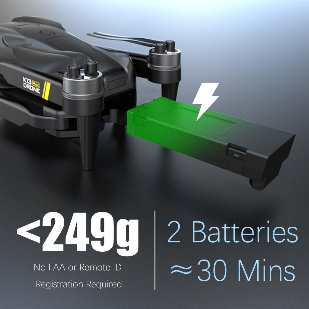 Brushless Drone with Camera, 2 Batteries Z47528