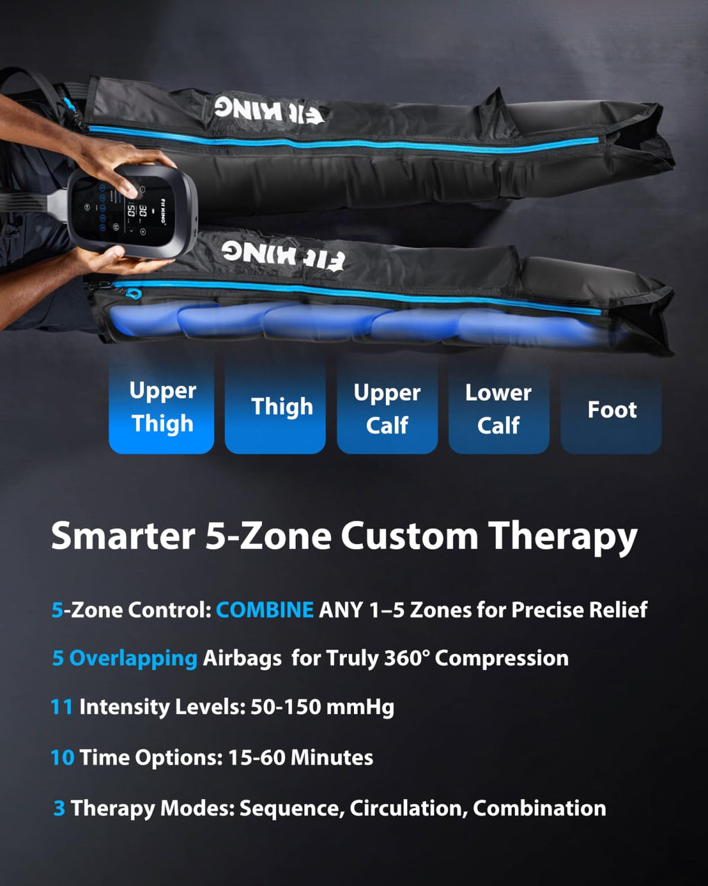 Cordless Leg Massager Compression Boots I745