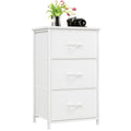 White 3 Drawer Dresser M14356