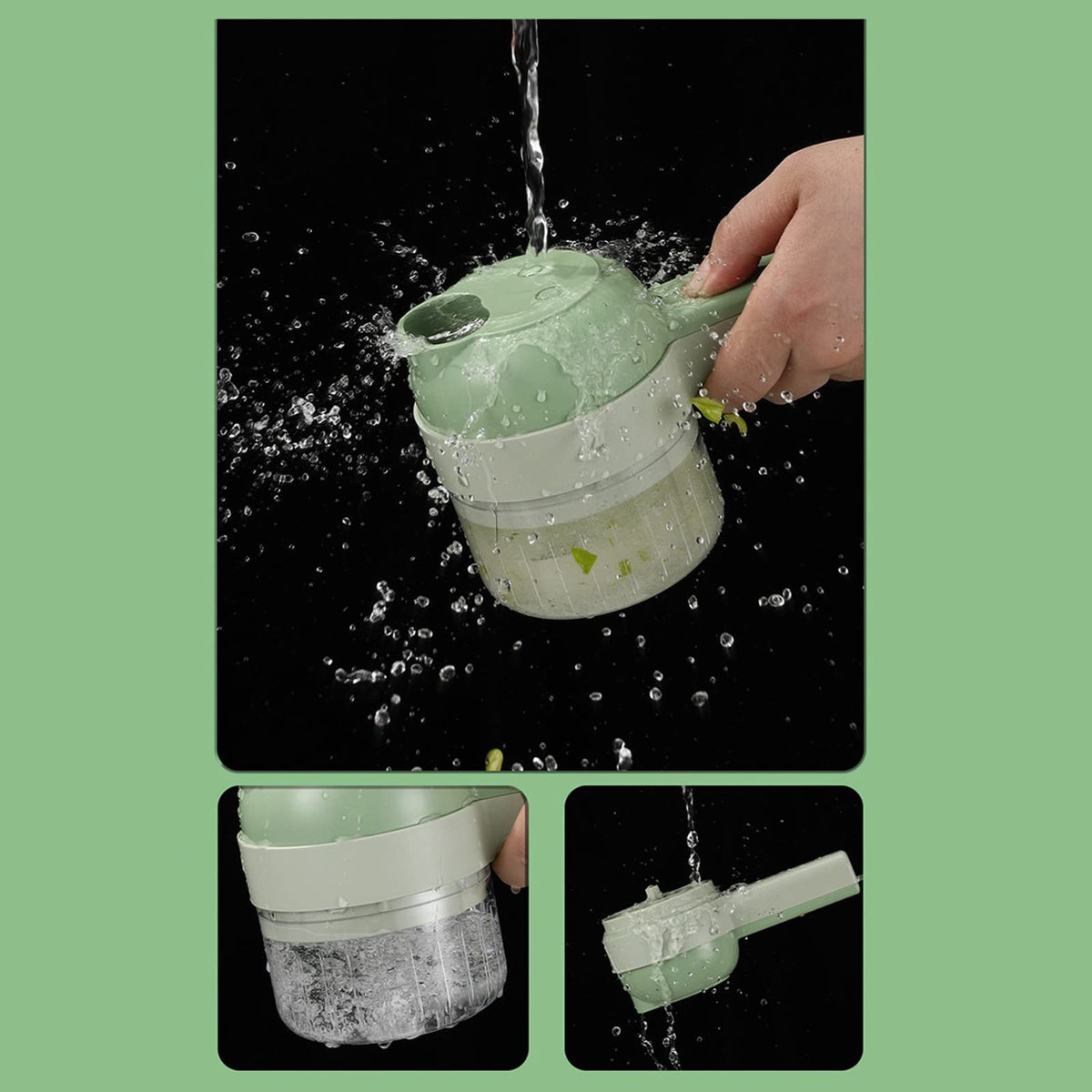 4 in 1 Handheld Electric Vegetable Cutter Set S6734
