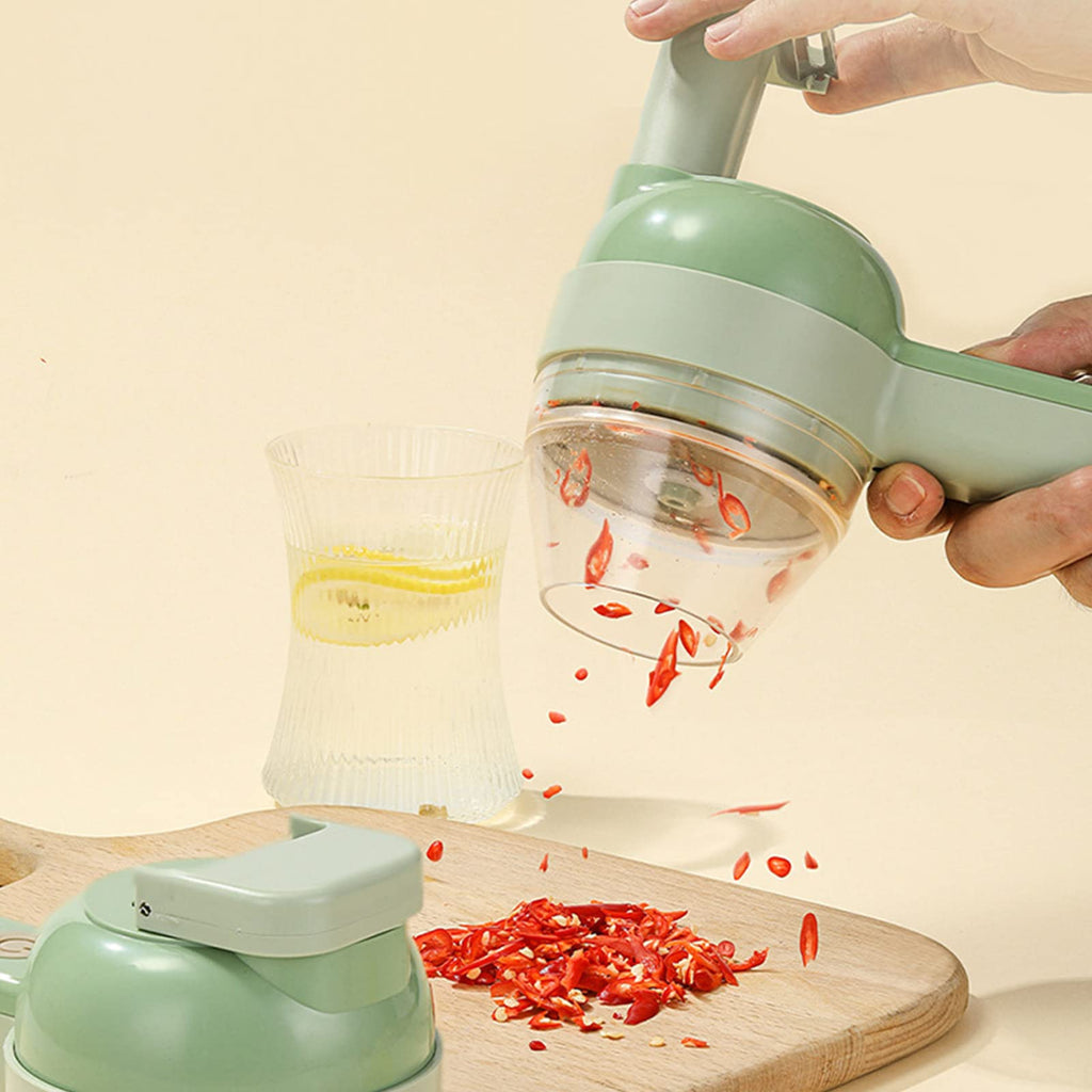4 in 1 Handheld Electric Vegetable Cutter Set S6734