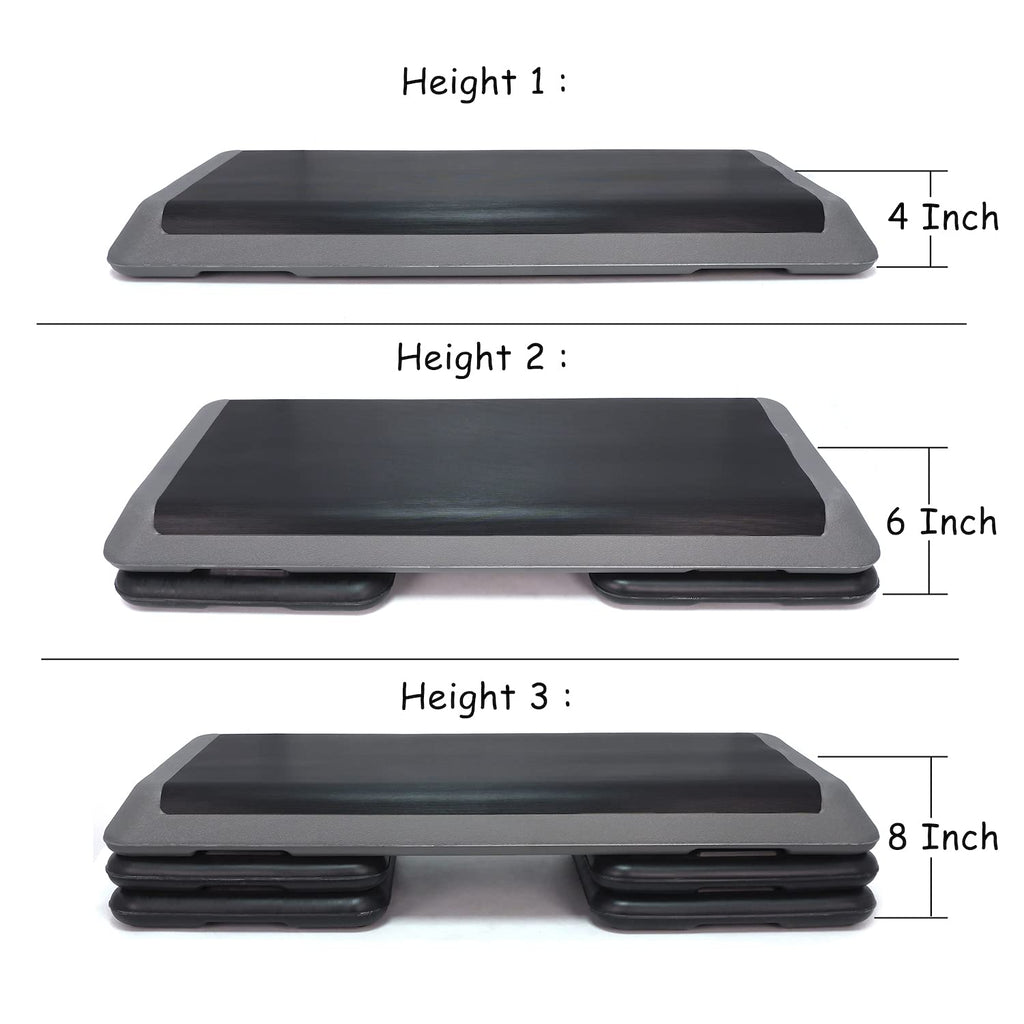 43'' Adjustable Aerobic Step Platform with Risers M2427