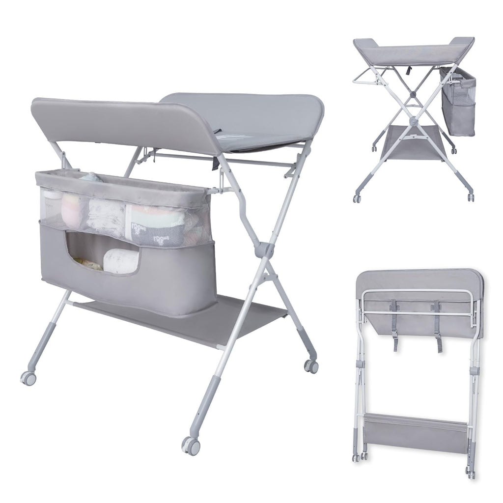 Portable Folding Baby Changing Table with Safety Belt Z128558