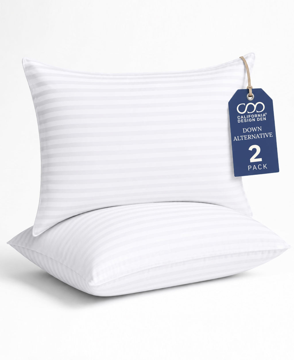 White King Size Bed Pillows Set of 2 Y6789