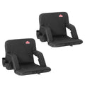 Foldable Stadium Seats 2-Pack with Shoulder Straps Y54475
