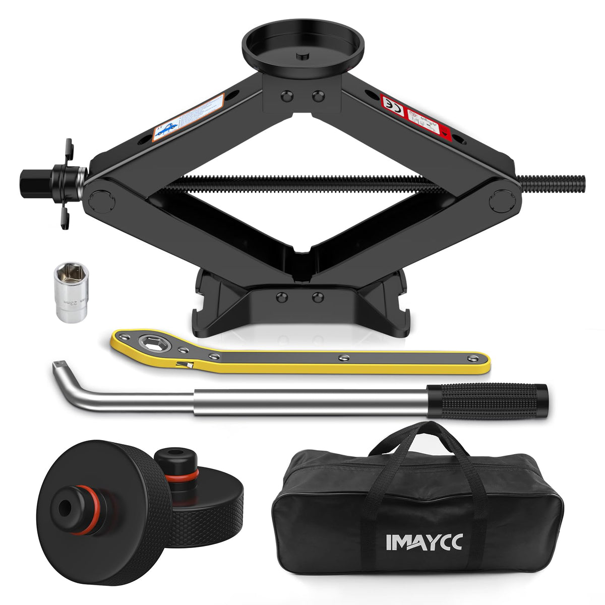 3 Ton Scissor Jack with Lug Wrench B779