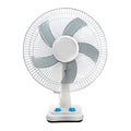 16-Inch 3 Speed 5 Blades Pedestal Fan White D2033
