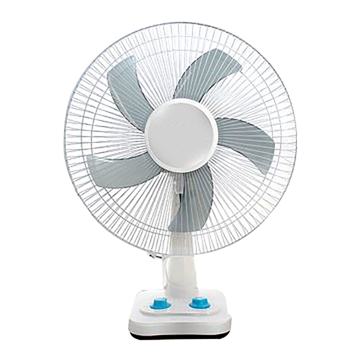 16-Inch 3 Speed 5 Blades Pedestal Fan White D2033