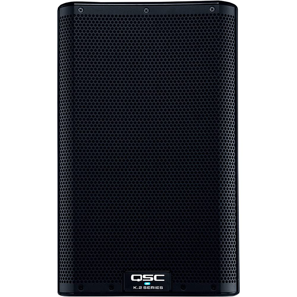 8" 2000W Powered Portable PA Speaker with Speaker Stand and XLR Cable L767895