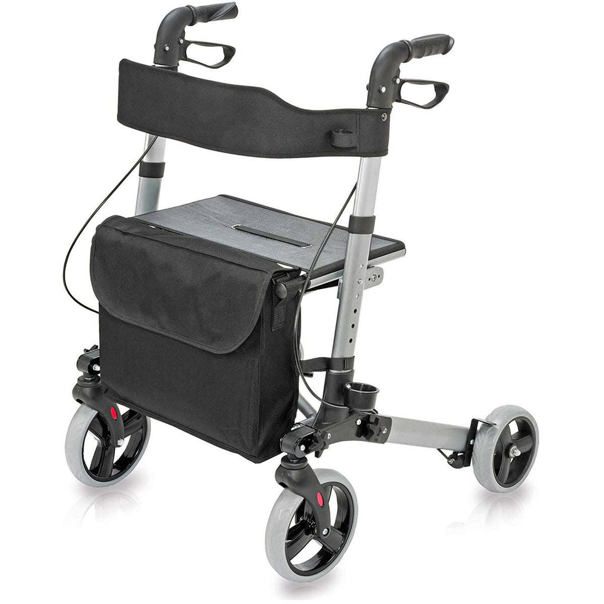 Adjustable Rollator with Seat and Backrest R661148