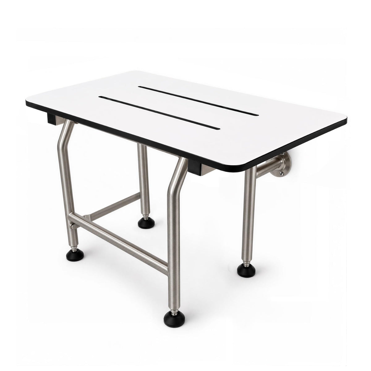 Wall Mounted Phenolic Folding Shower Seat with Legs S910