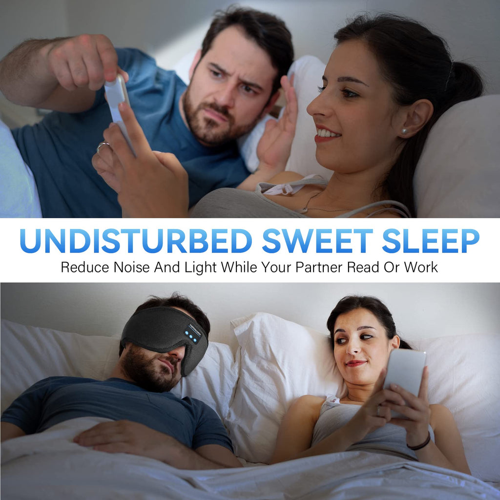 Bluetooth 5.0 Wireless 3D Eye Mask Sleep Headphones P83838