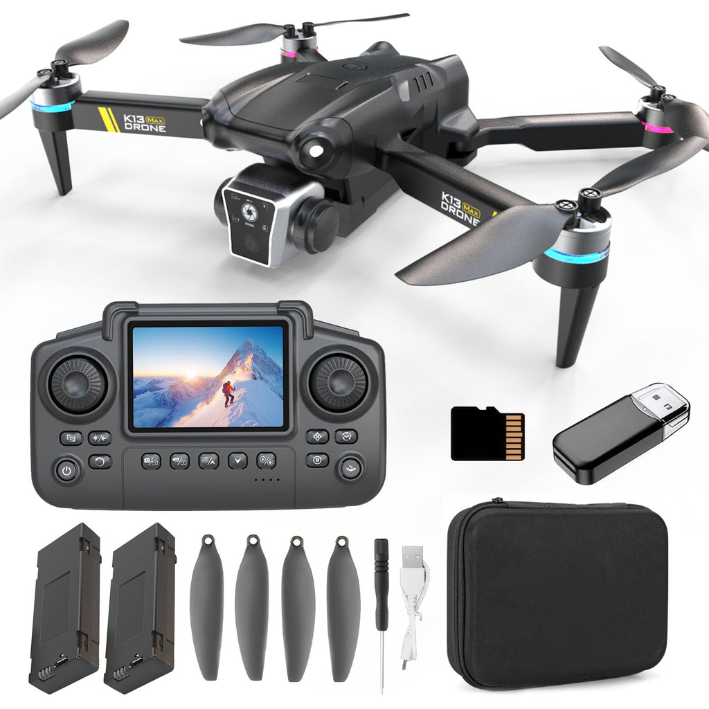 Brushless Drone with Camera, 2 Batteries Z47528