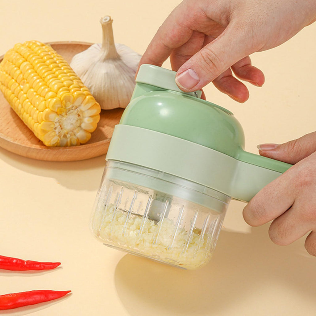 4 in 1 Handheld Electric Vegetable Cutter Set S6734
