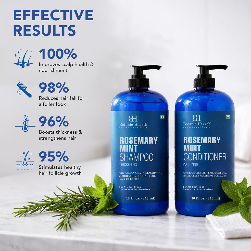 Rosemary Mint Shampoo and Conditioner Set 16 fl oz X56831