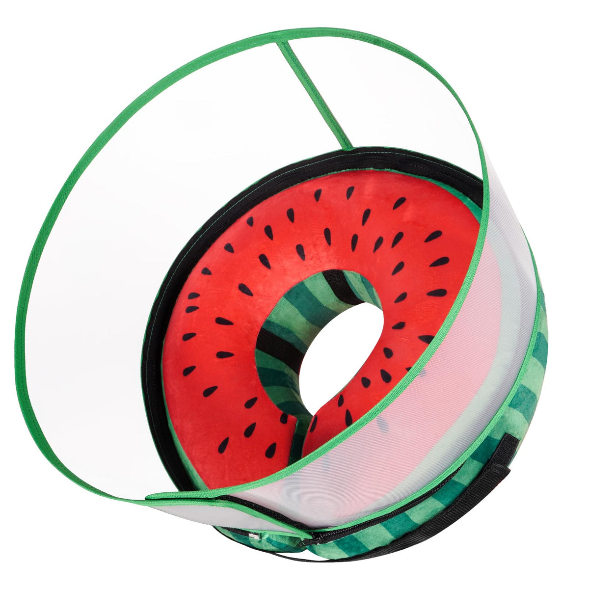 Inflatable Dog Cone Collar with Detachable Shield N431