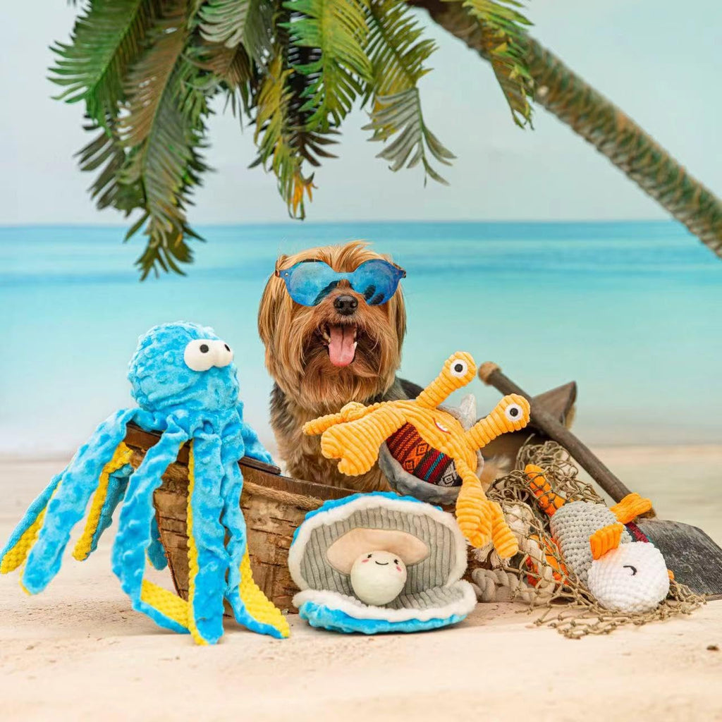 4 Packs Crinkle Squeaky Dog Toys C4639