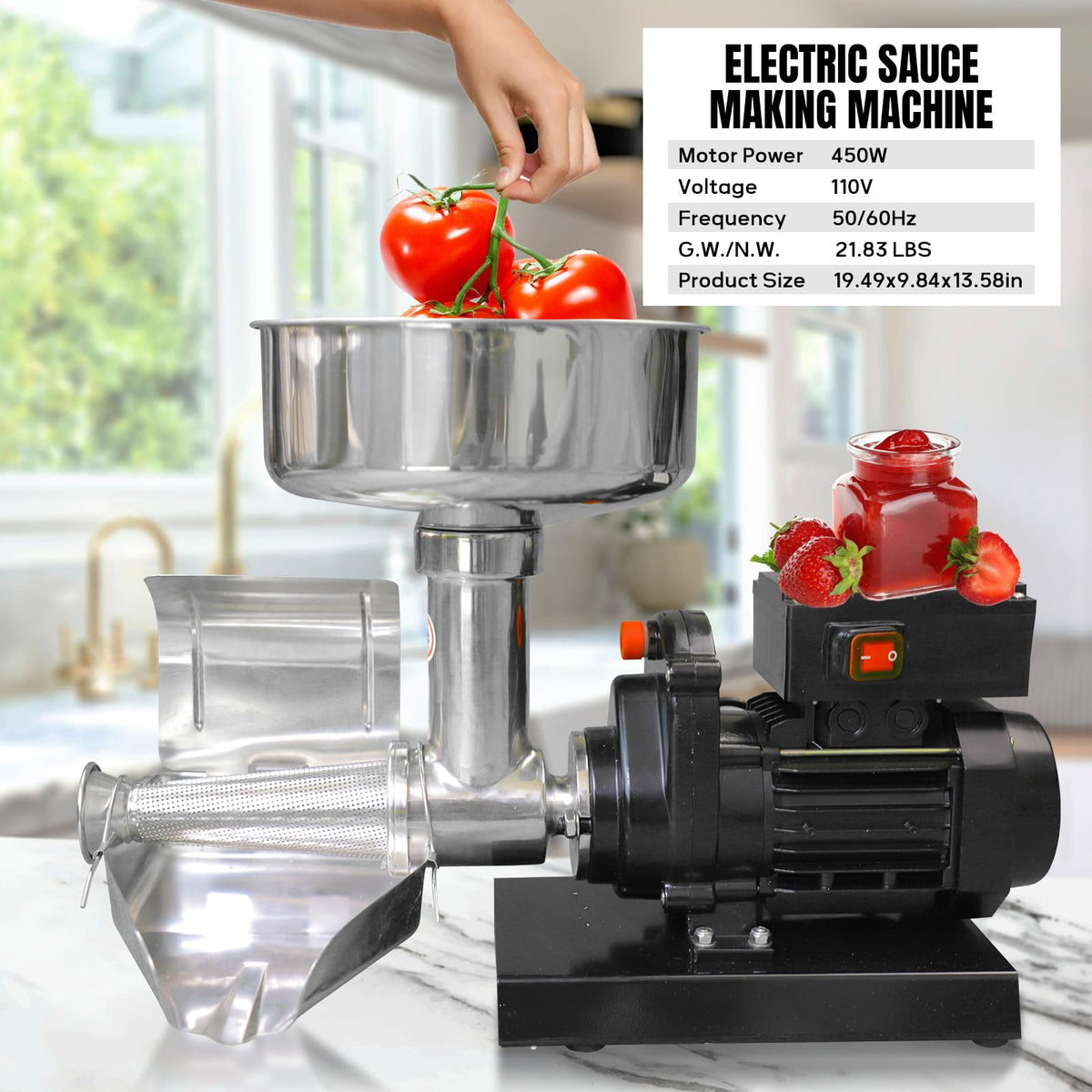 Electric Stainless Steel Jam Maker G279