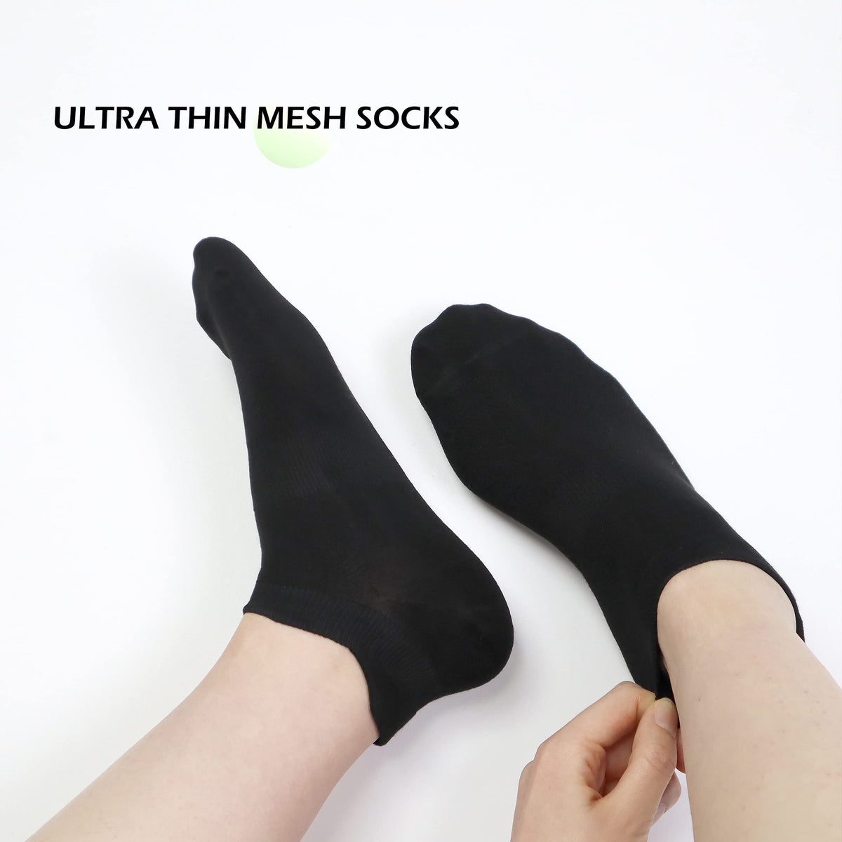 Viscose Bamboo Low Cut No Show Socks 5 Pairs X85451