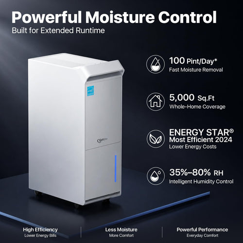 100 Pint/Day Dehumidifier W43230