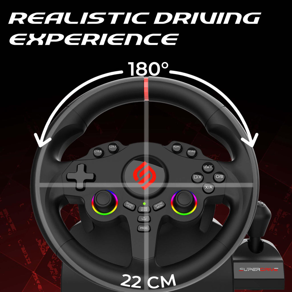 RGB Gaming Steering Wheel Z790126