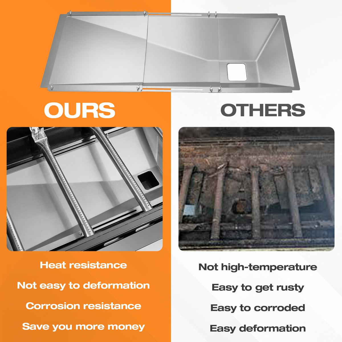 Adjustable Universal Grease Tray with Catch Pan Y6030