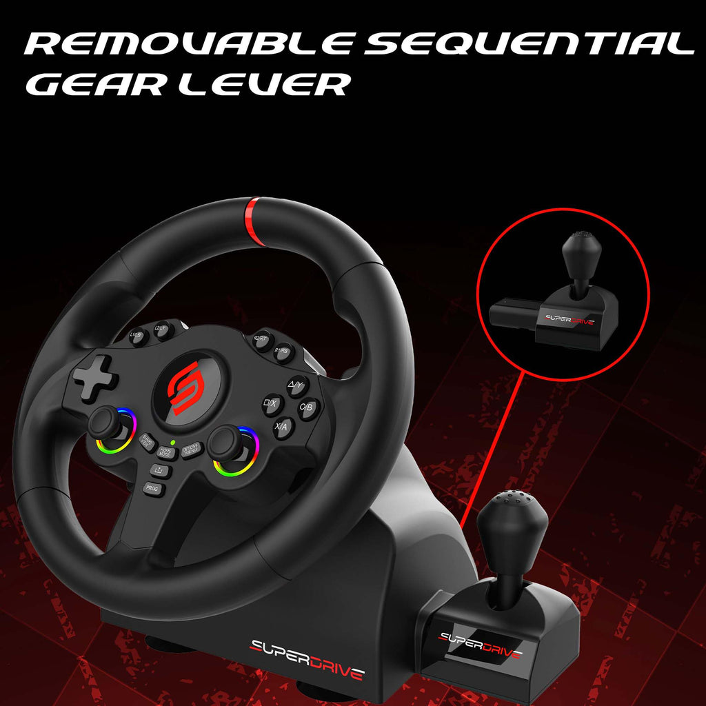 RGB Gaming Steering Wheel Z790126