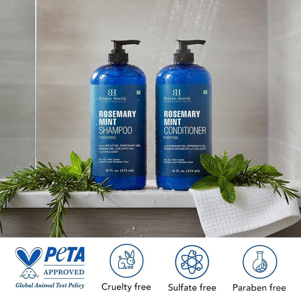 Rosemary Mint Shampoo and Conditioner Set 16 fl oz X56831