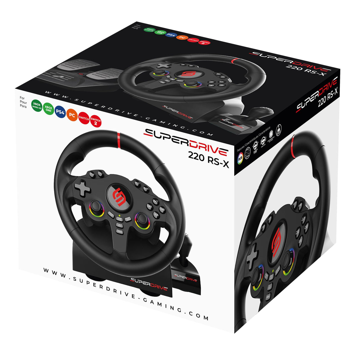 RGB Gaming Steering Wheel Z790126