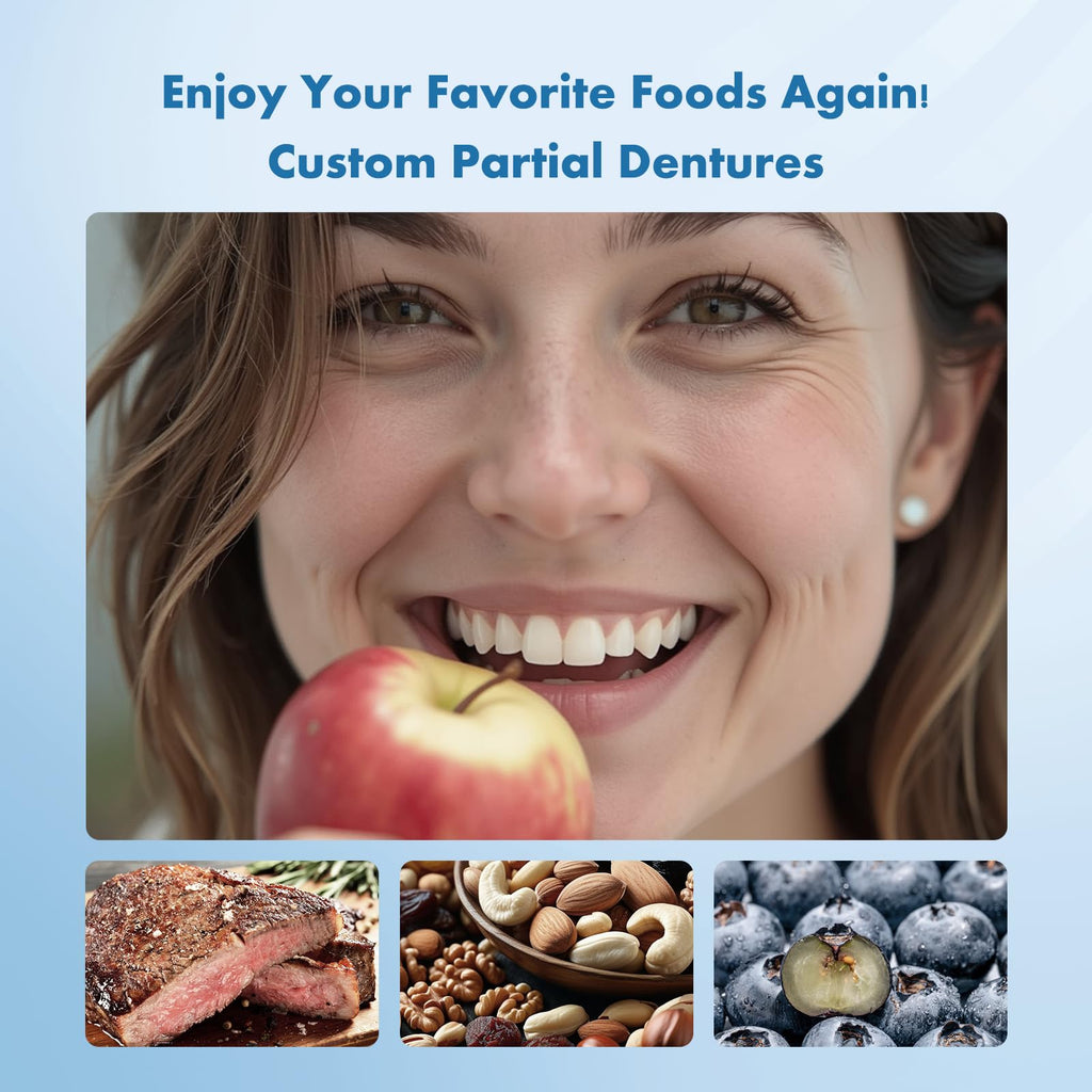 Custom Removable Dentures Set (1 Tooth) V477