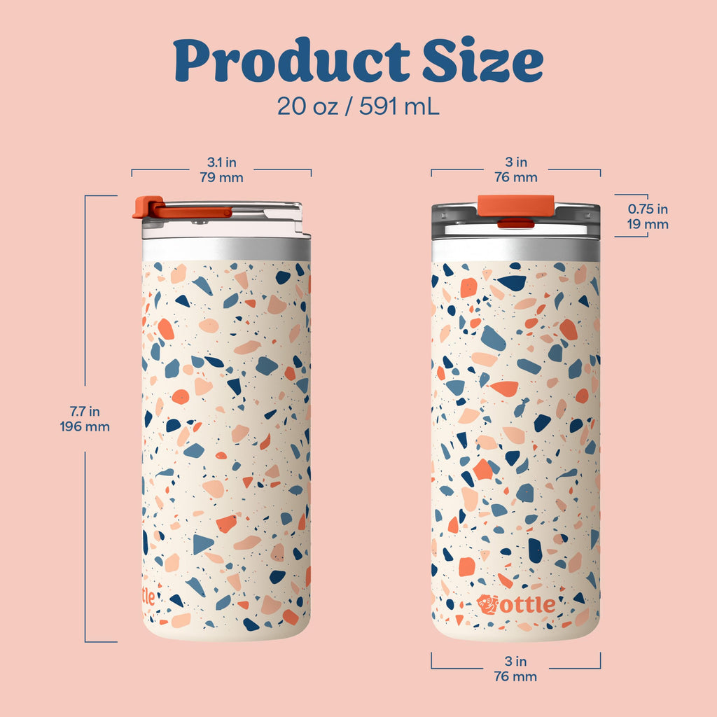 20 oz Insulated Stainless Steel Coffee Tumbler with Lid T79013