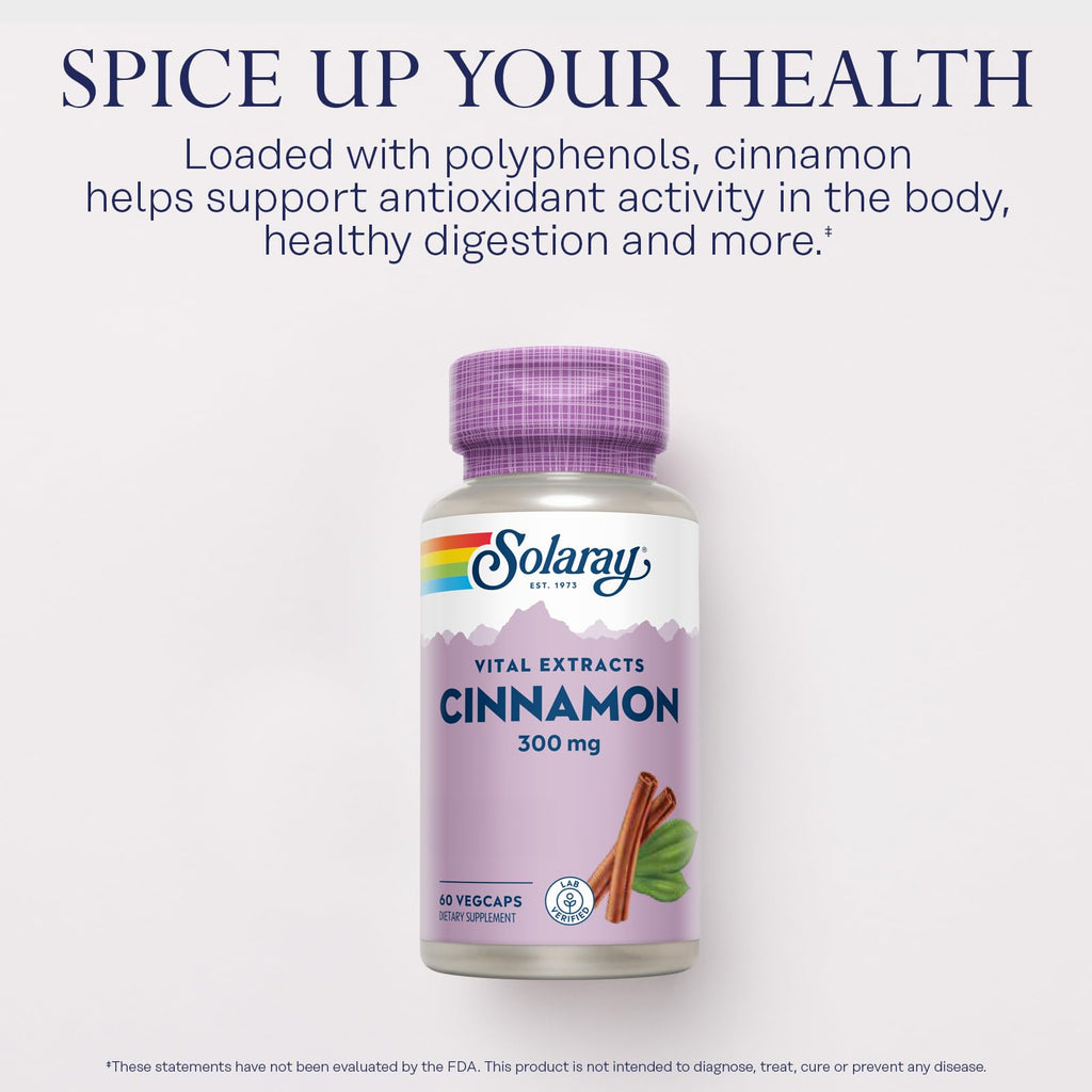 Cinnamon Extract 300 Mg 60 VegCaps B898