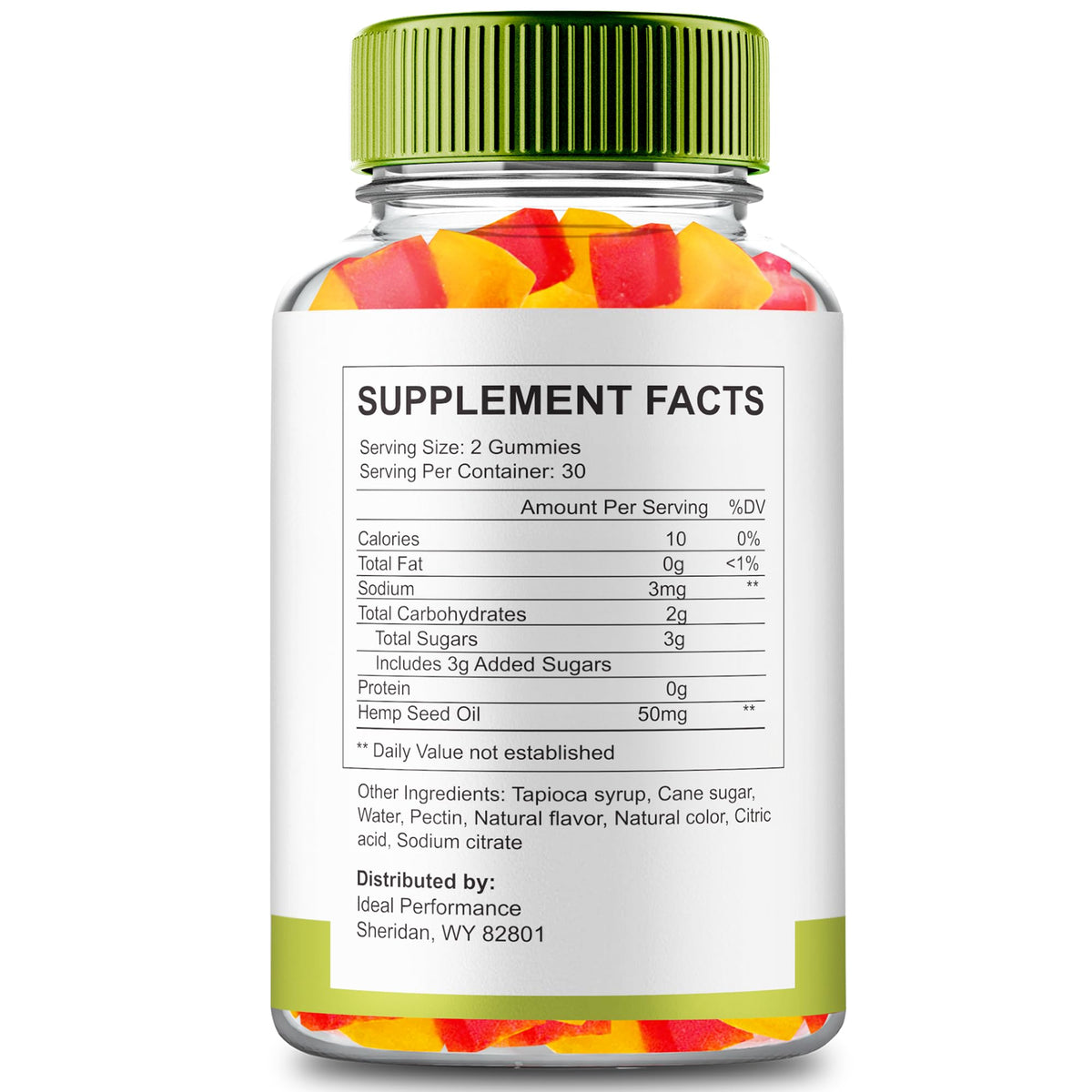 60 Gummies Hemp Gummies with Hemp Seeds Organic Extract G902913