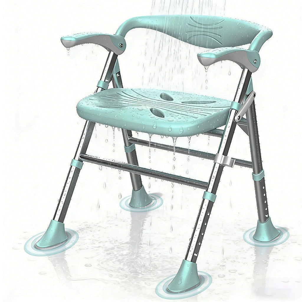 Heavy Duty Shower Chair with Arms and Back T63575