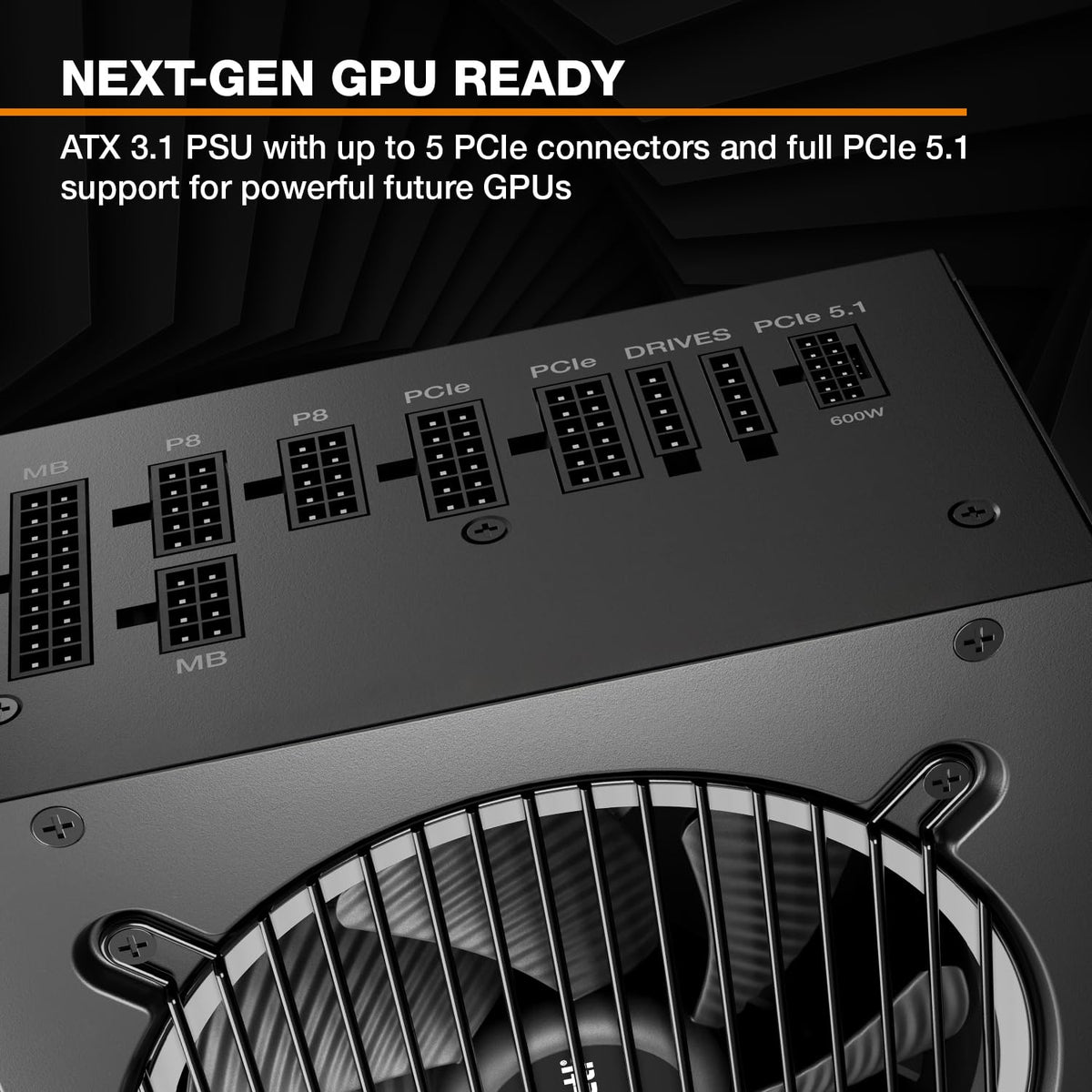 850W Fully Modular ATX 3.1 80+ Gold PSU E38745