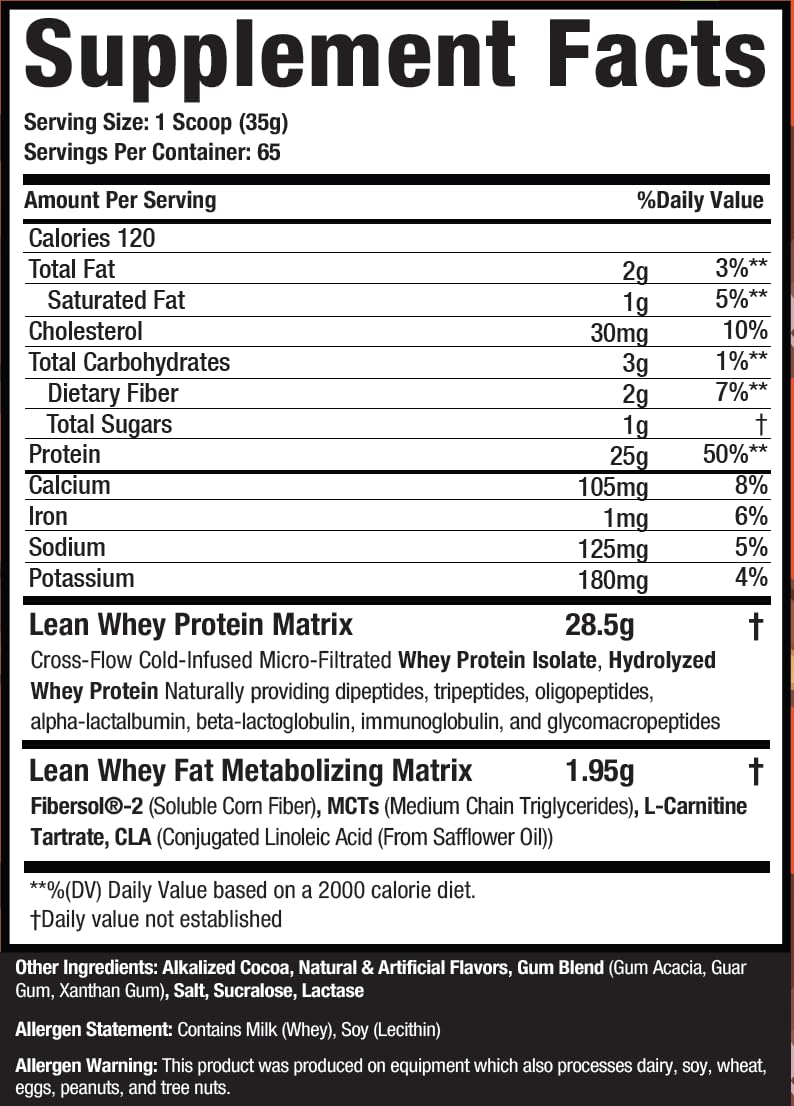 Whey Protein Isolate Powder 5lb Chocolate Peanut Butter P7889