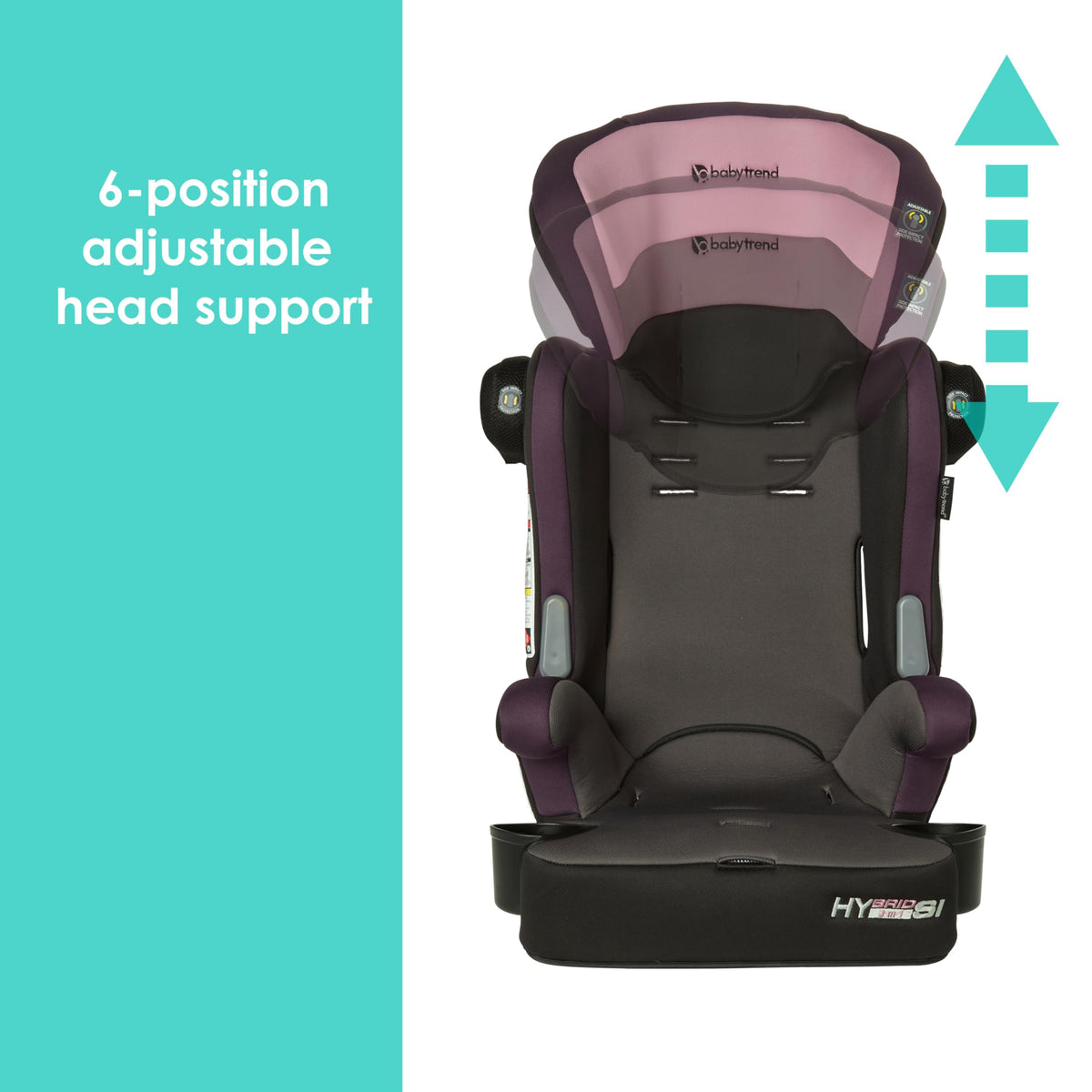 3-in-1 Booster Seat with Adjustable Headrest M539979