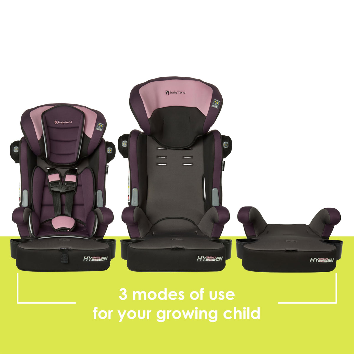 3-in-1 Booster Seat with Adjustable Headrest M539979