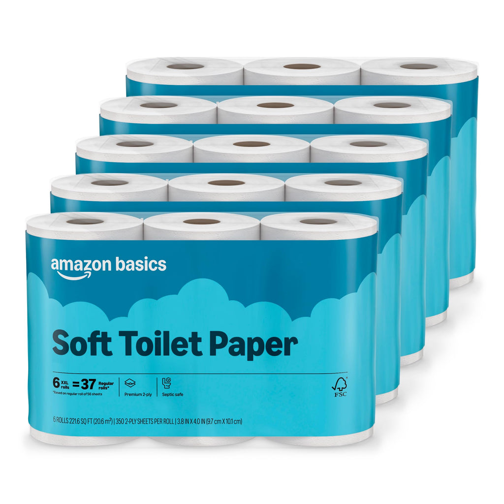 2-Ply Toilet Paper, 30 Rolls, 350 Sheets per Roll G5065