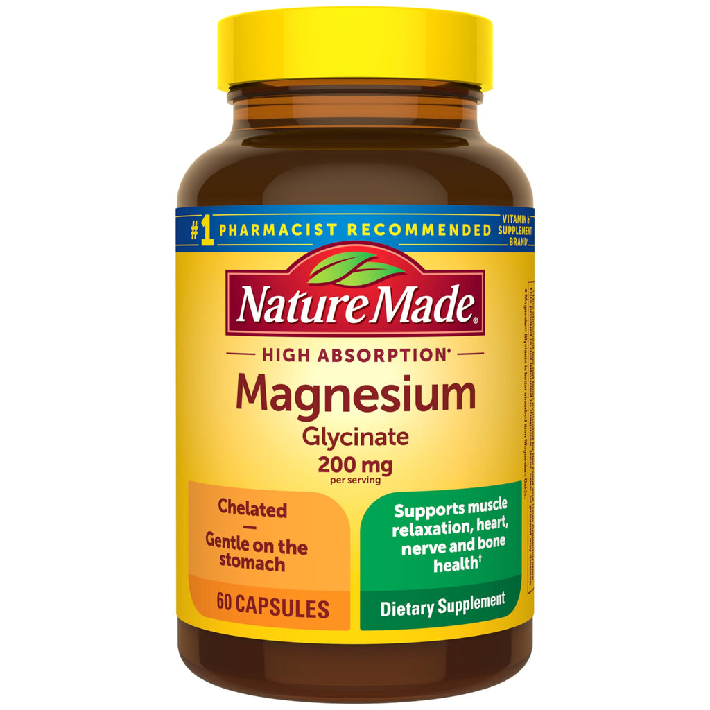 Magnesium Glycinate 200 mg 60 Capsules M4515