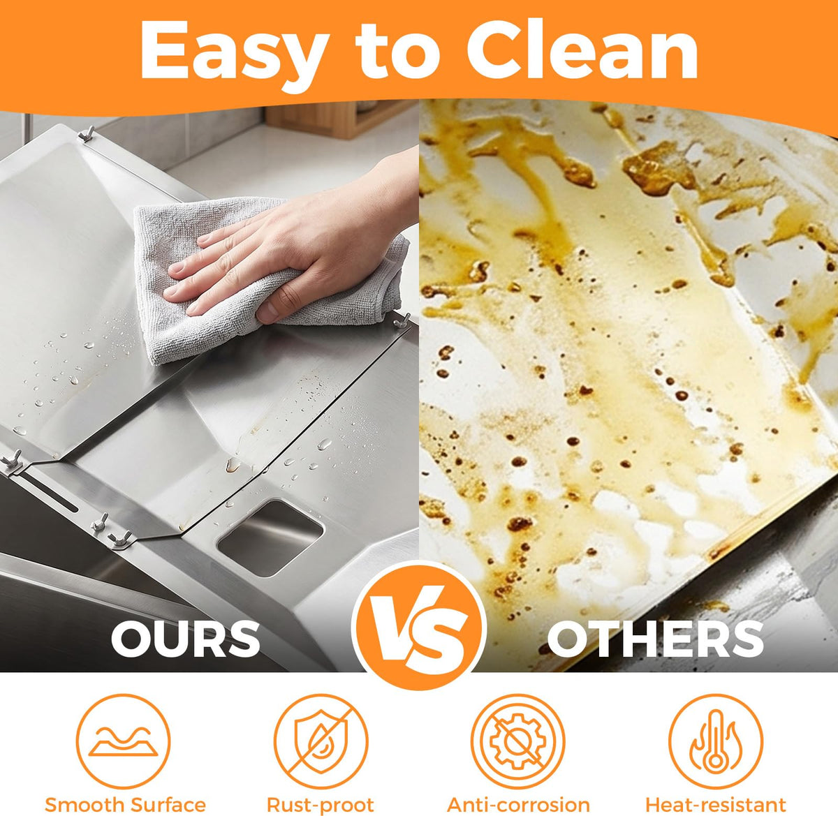 Adjustable Universal Grease Tray with Catch Pan Y6030
