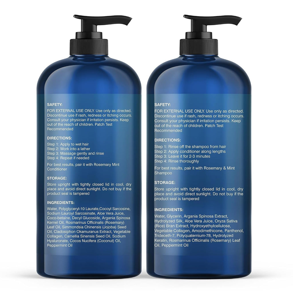 Rosemary Mint Shampoo and Conditioner Set 16 fl oz X56831