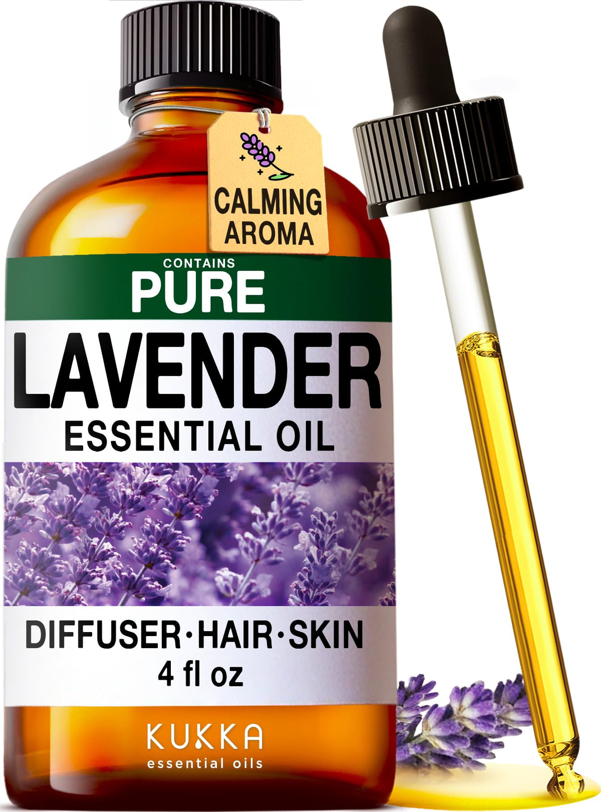 Rose & Lavender Essential Oils Set 2x4 fl oz H173