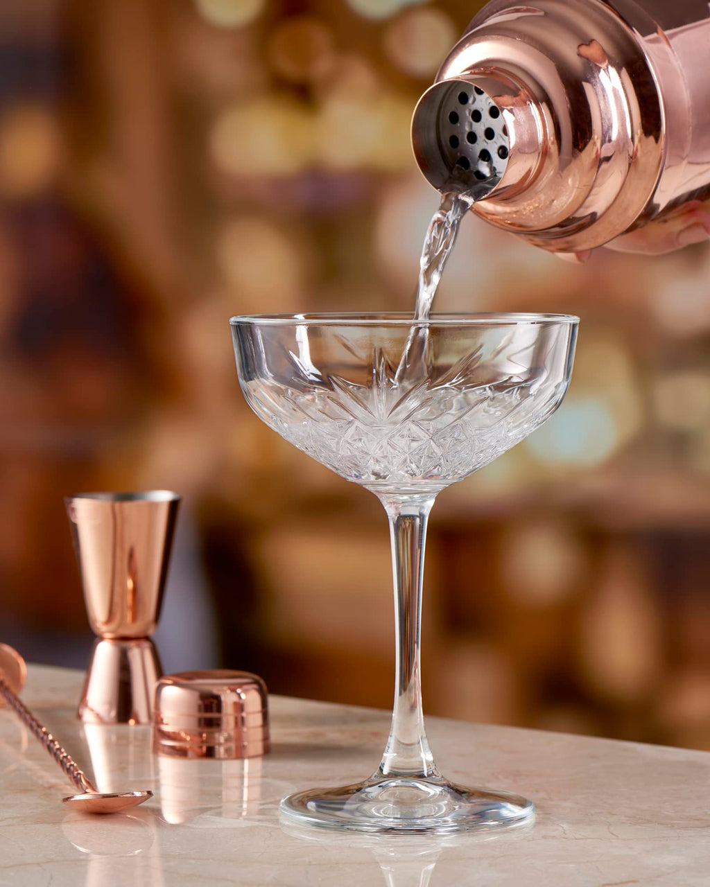 Set Of 4 Coupe Cocktail Glasses 8.6 oz O436