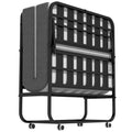 Folding Bed with Mattress with Wheels S428881